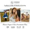 KPM424016_L_F Photo Paper Ultra Premium Plus | Luster | 260 g/m² | 8" x 10" | 50 sheets