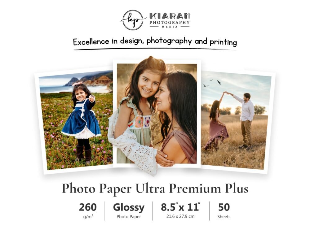 Photo Paper Ultra Premium Plus | Glossy | 260 g/m² | 8.5" x 11"   | 50 sheets